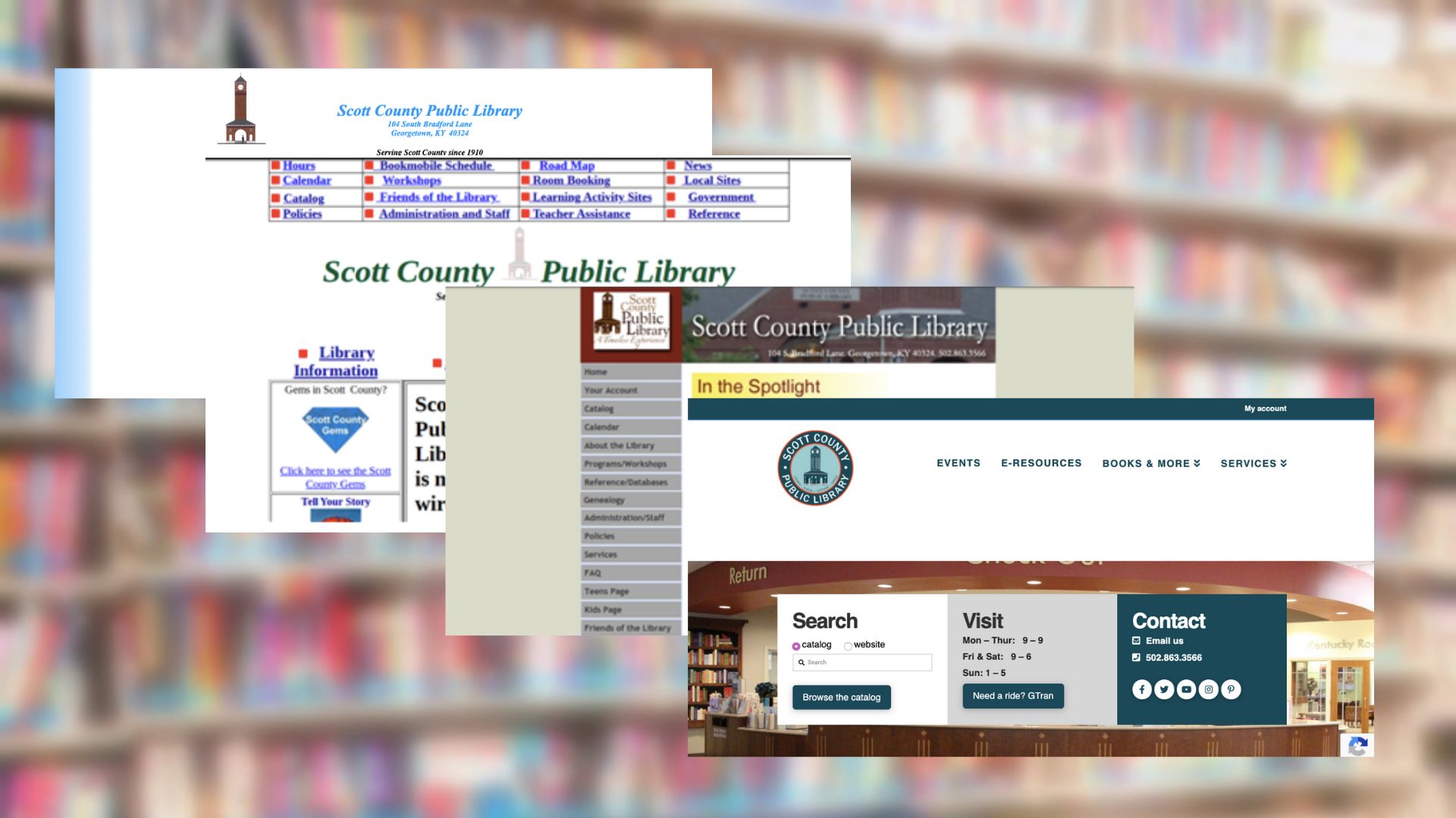 SCPL Websites from the Past