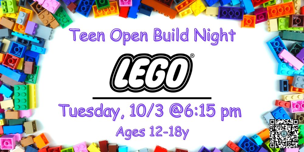 Teen Open LEGO Build Night ( Ages 12-18y)