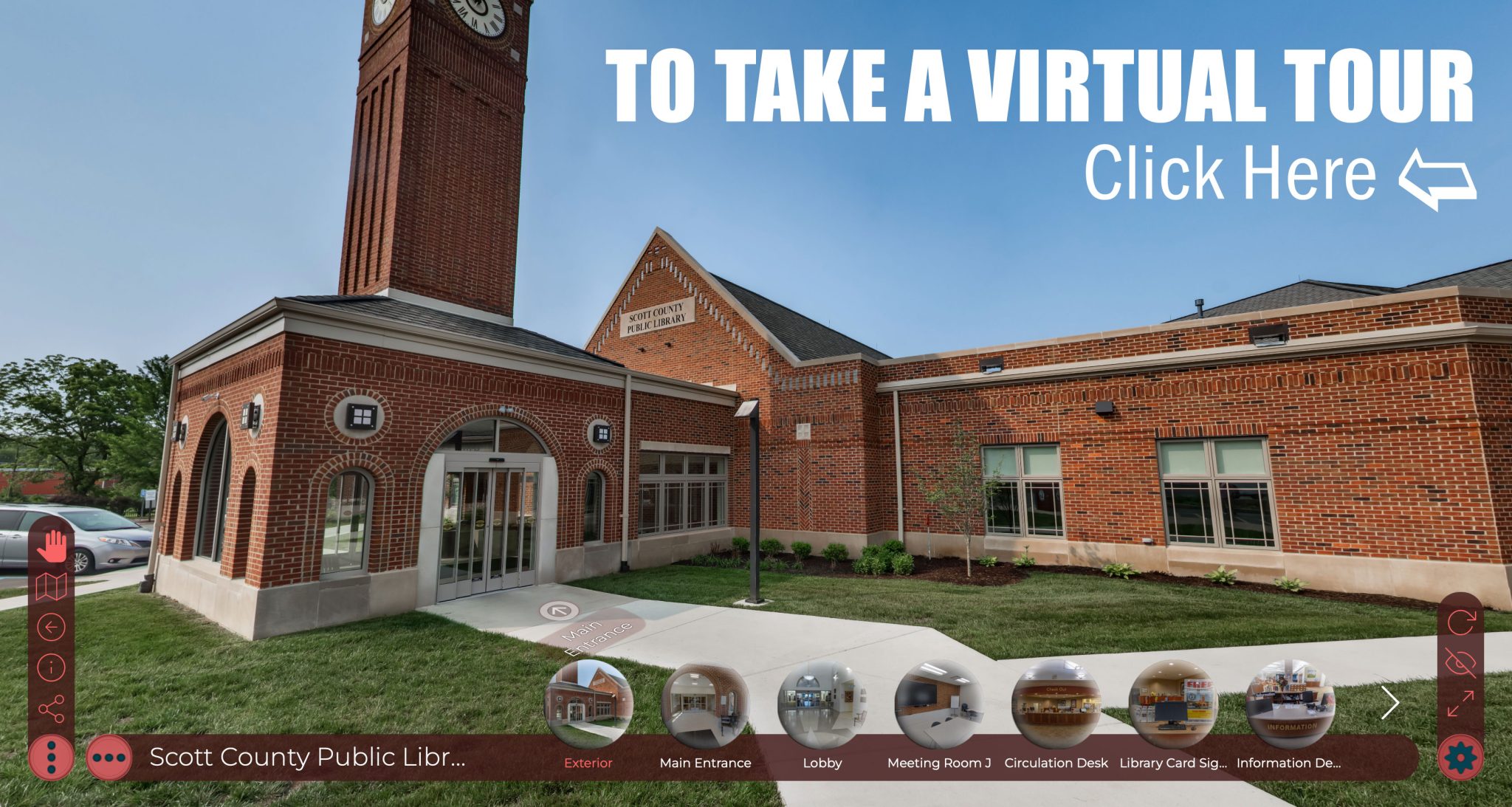 Virtual 360 Tour of Scott County Public Library
