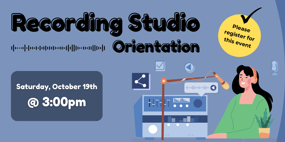 Recording Studio Orientation