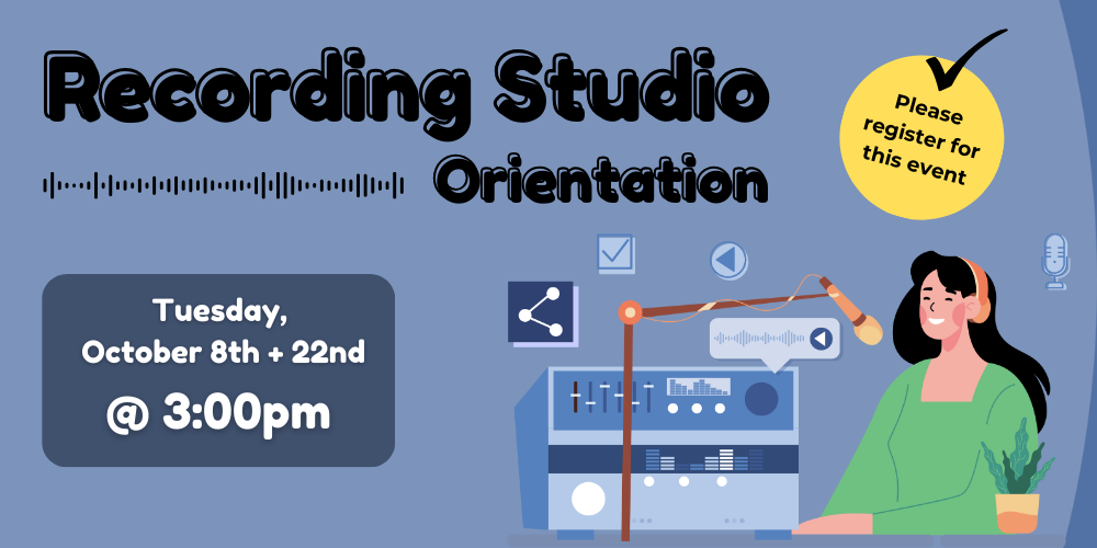 Recording Studio Orientation