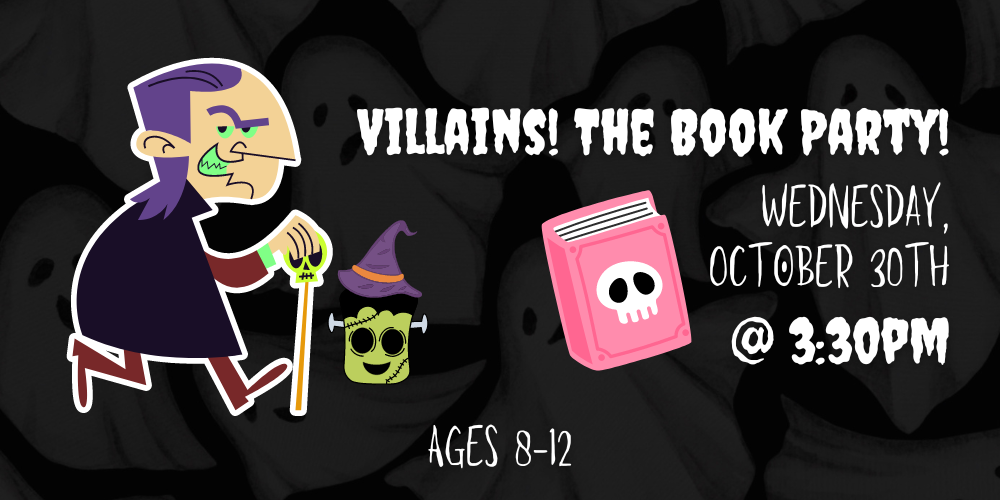 Villains! The Book Party!