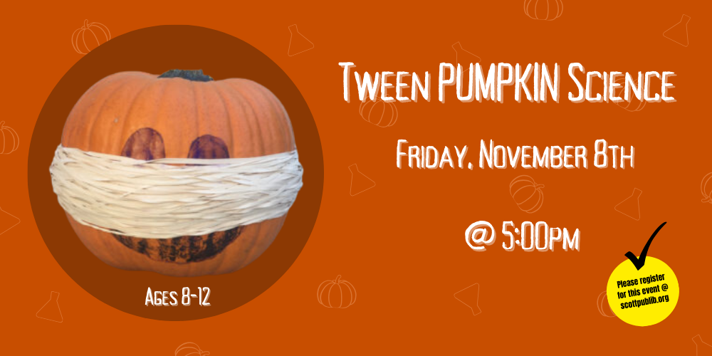 Tween PUMPKIN science (Ages 8-12y)