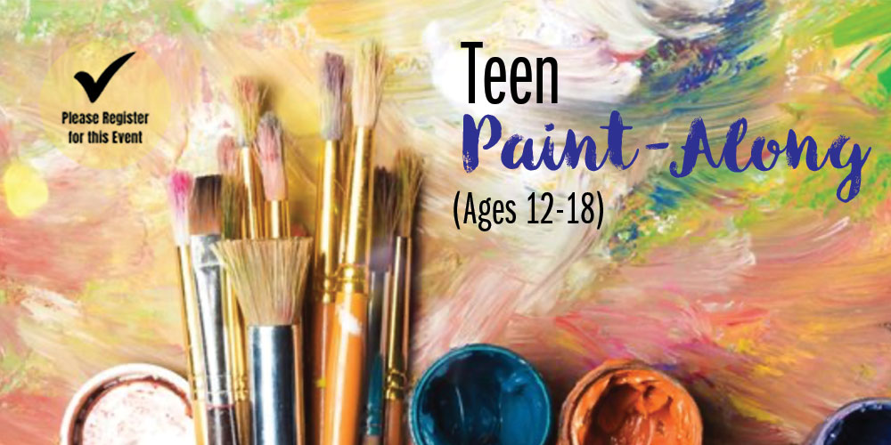 Teen paint along