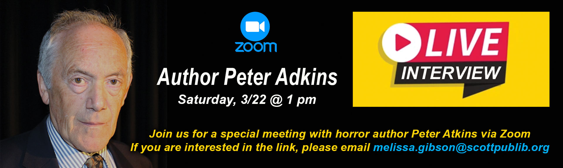 Author Peter Adkins