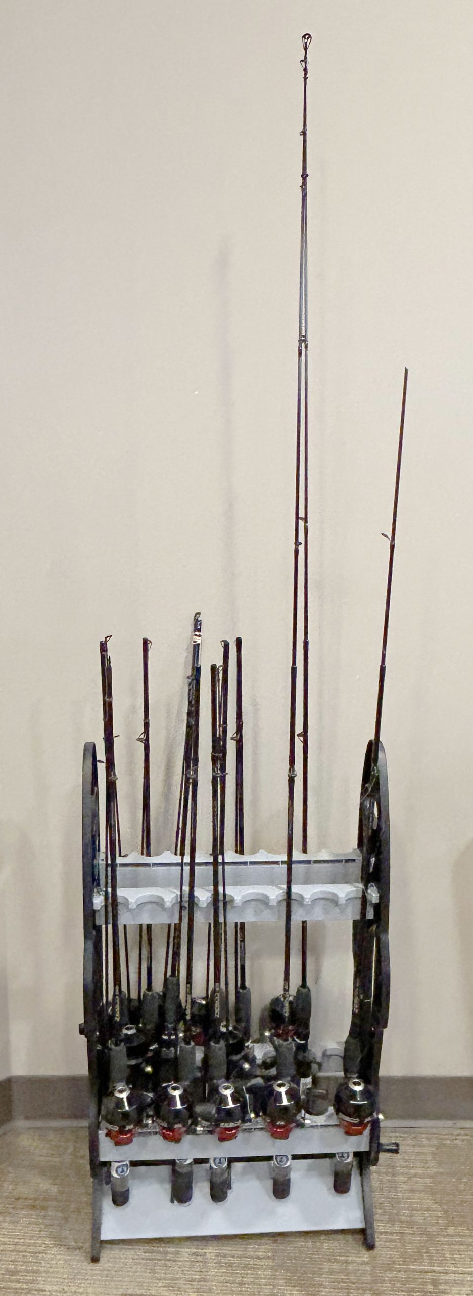 fishing poles to checkout