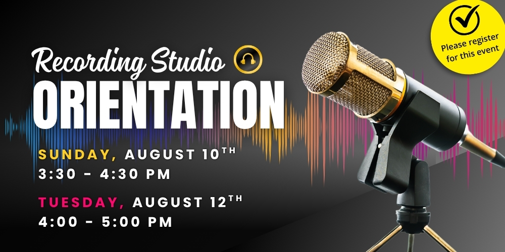 Recording Studio Orientation