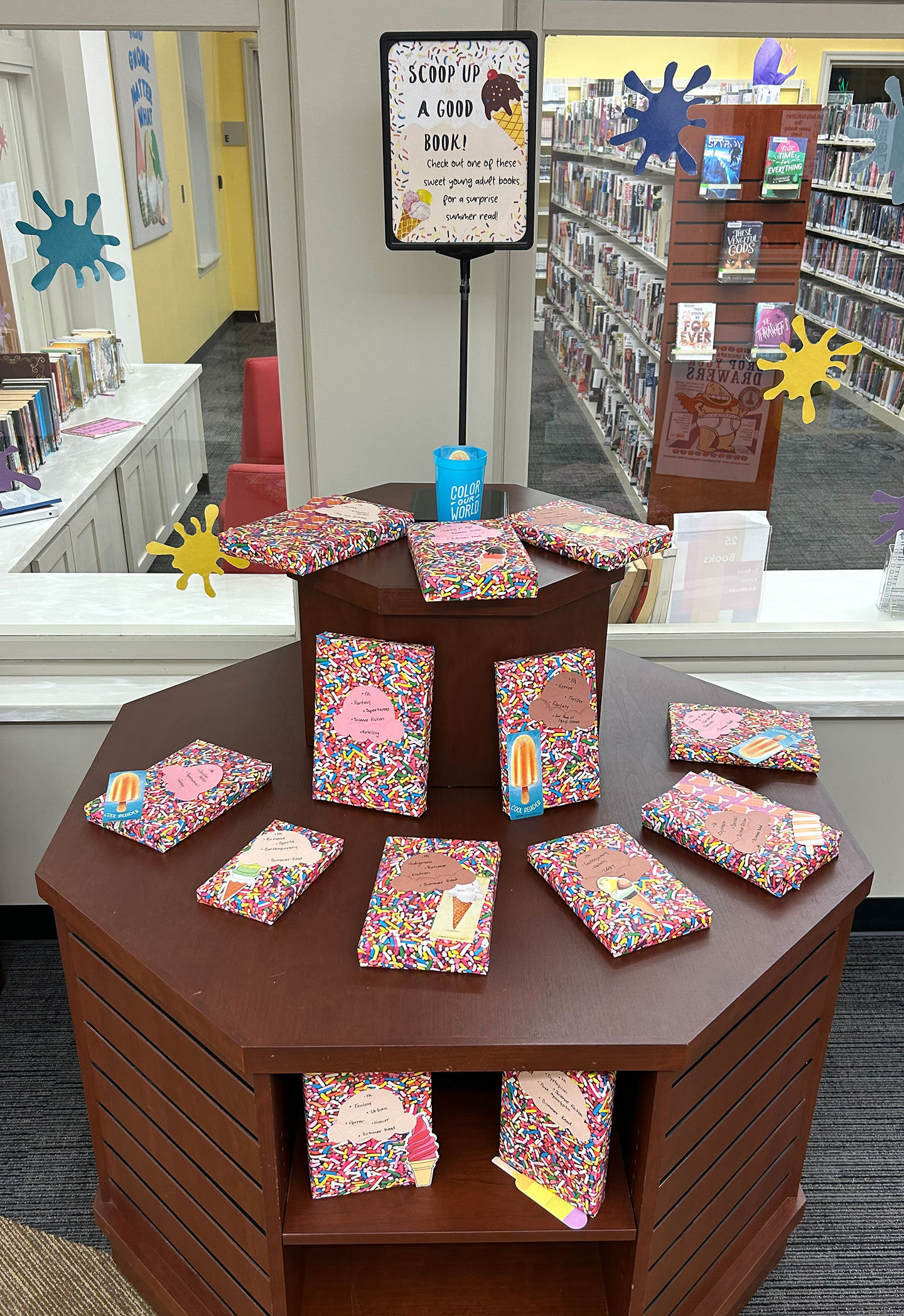 Teen Book display