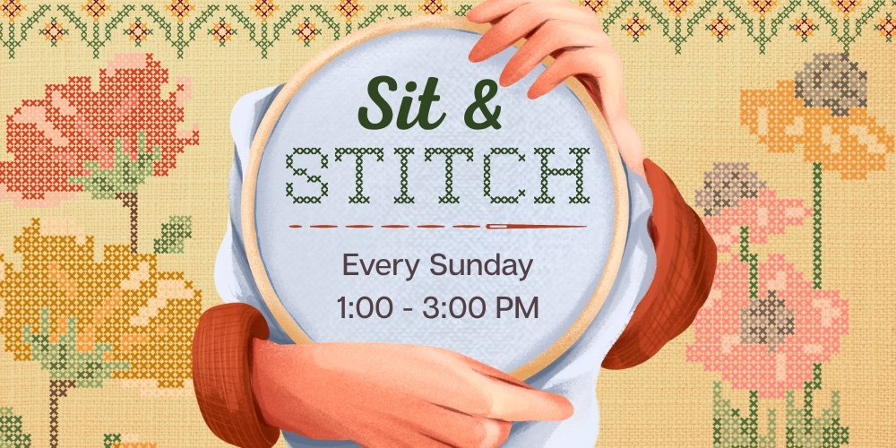 Sit & Stitch every Sunday in August