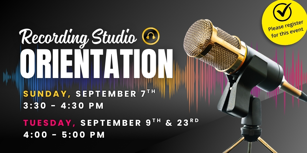 Recording Studio Orientation