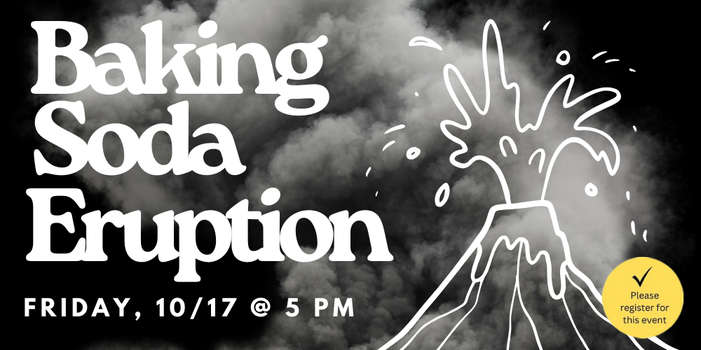 Tween Baking Soda Eruption Prints