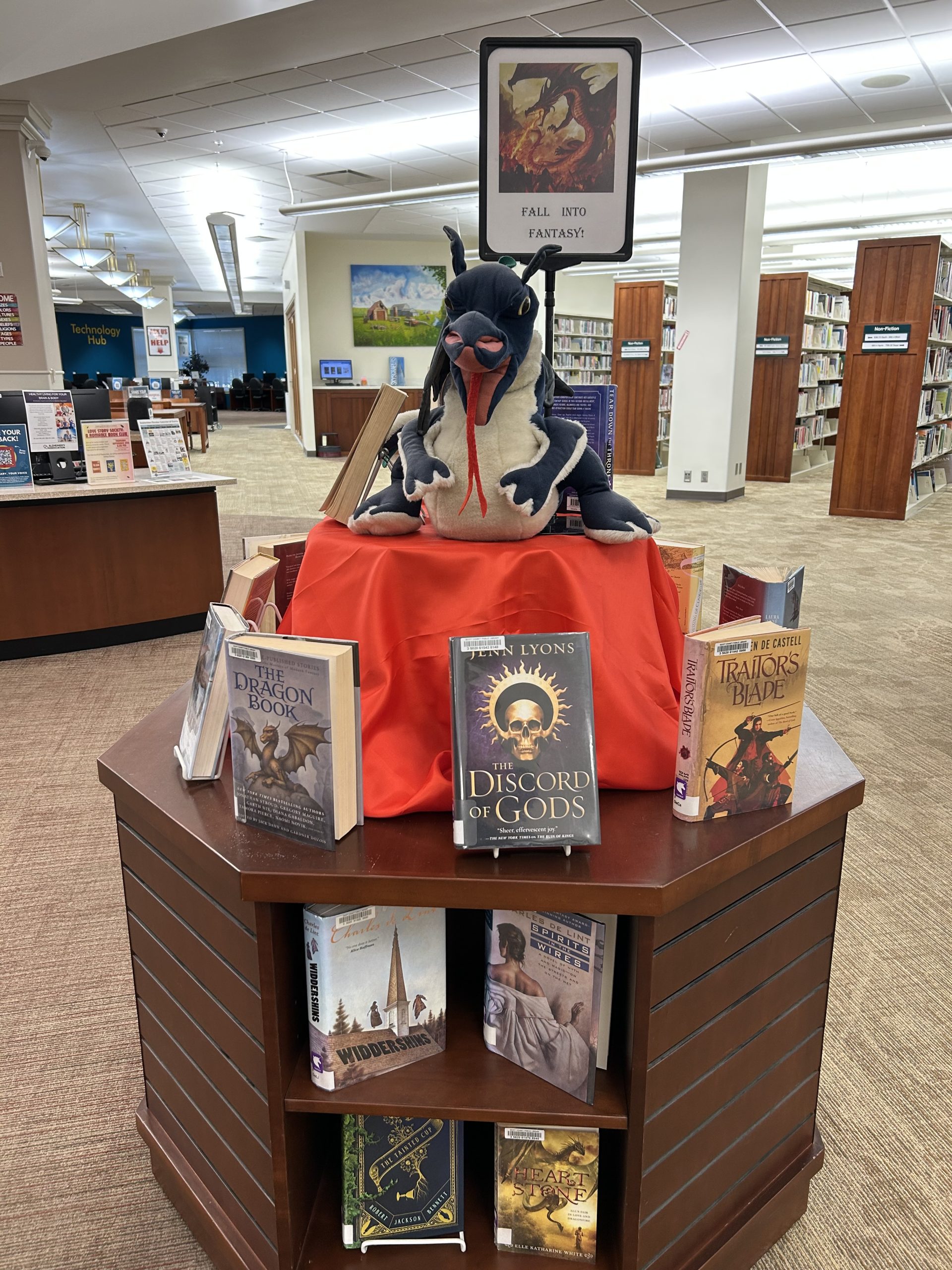 Fantasy book display
