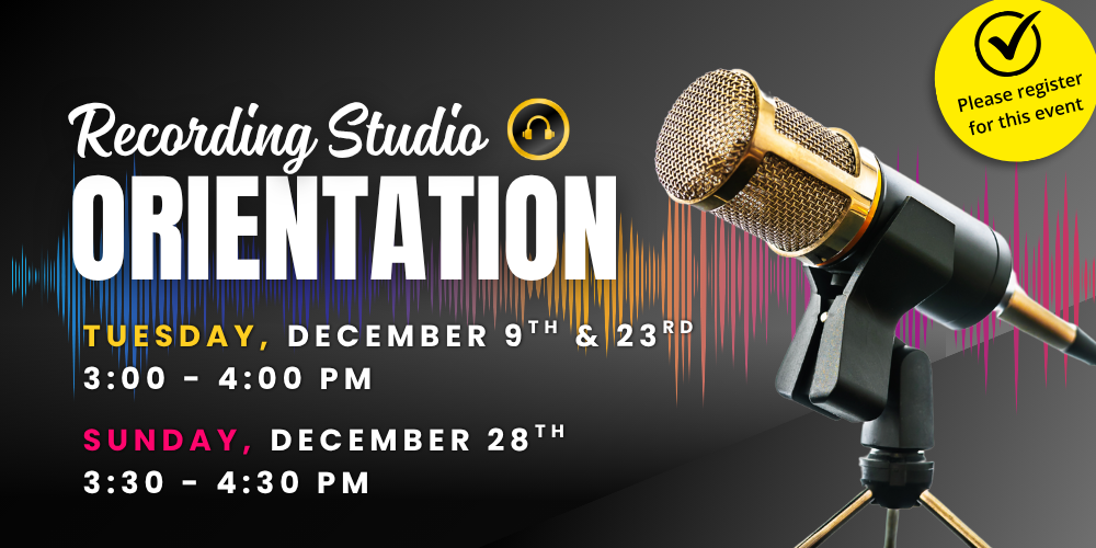 Recording Studio Orientation