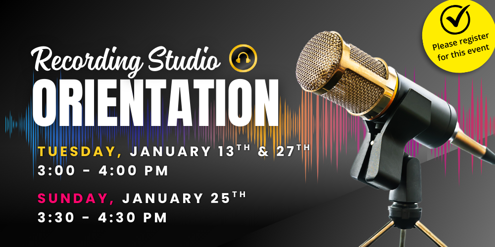Recording Studio Orientation