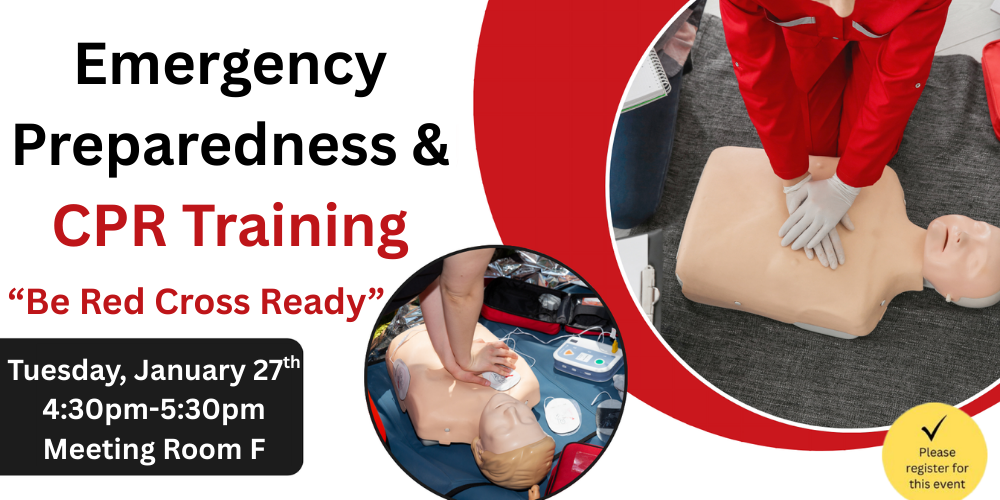 Emergency Preparedness: Be Red Cross Ready and Hands-Only CPR