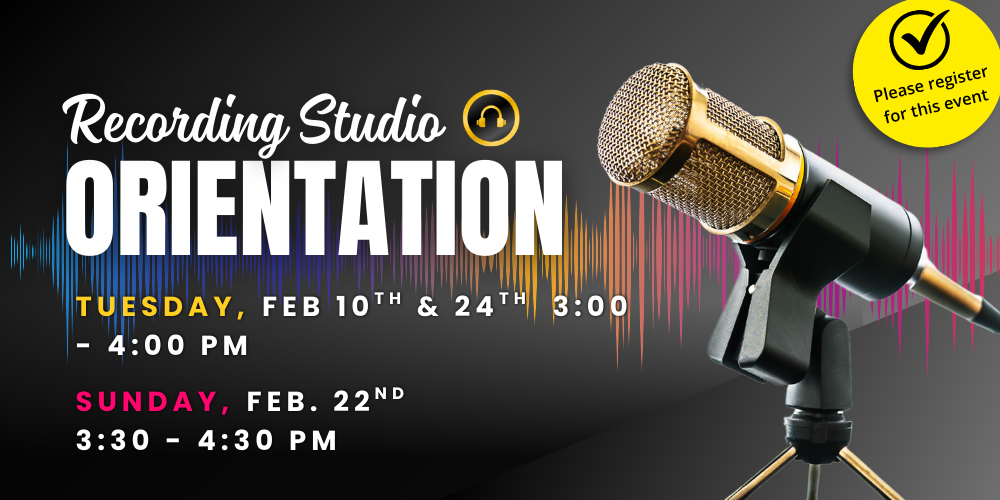 Recording Studio Orientation