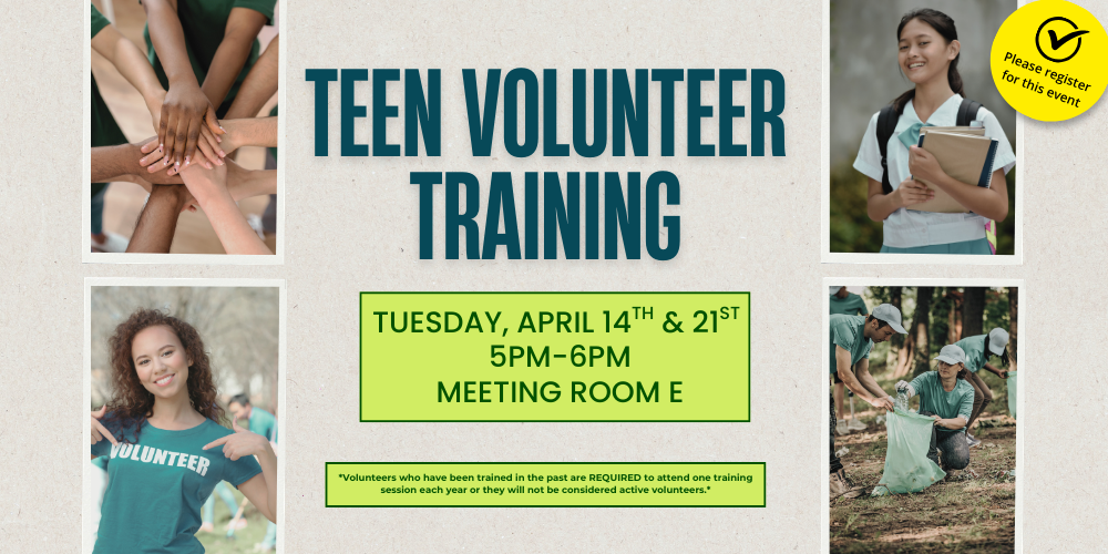 Teen Volunteer training