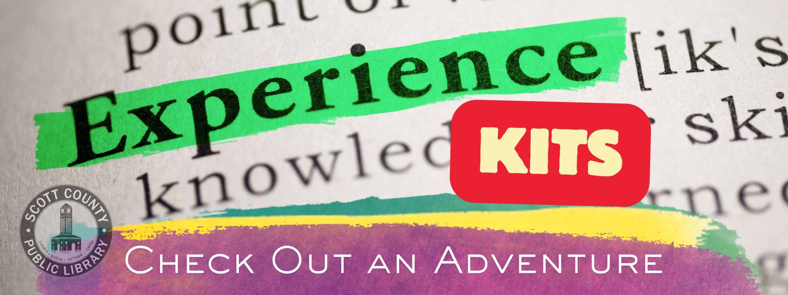 Experience kits sign