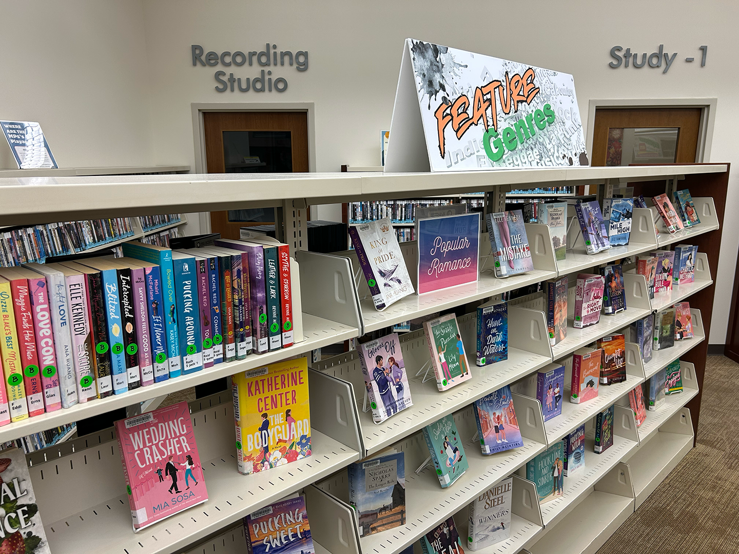 Feature Genres shelf