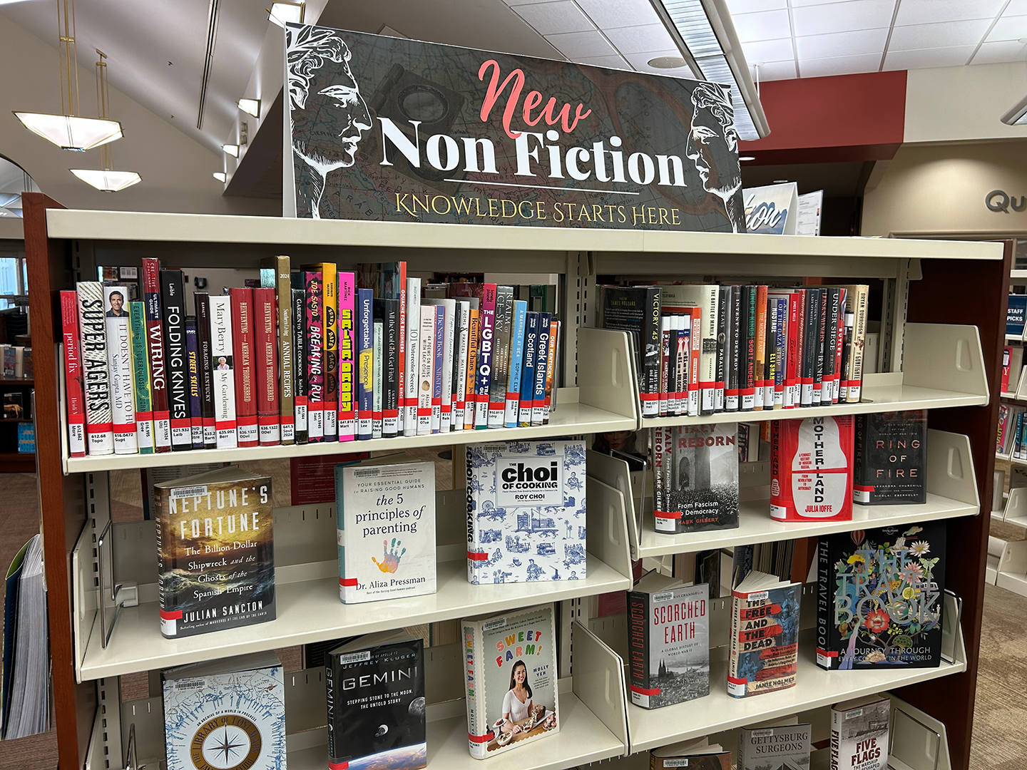 New nonfiction shelf