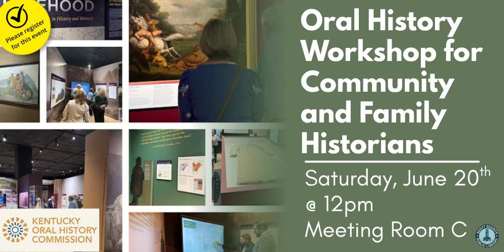 Oral History Workshop for Community and Family Historians