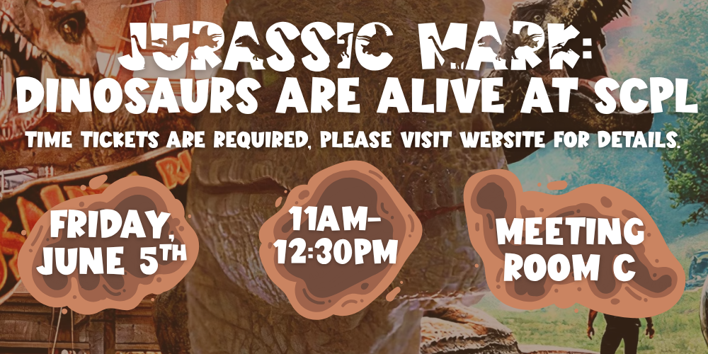 Jurassic Mark: Dinosaurs are Alive at SCPL !