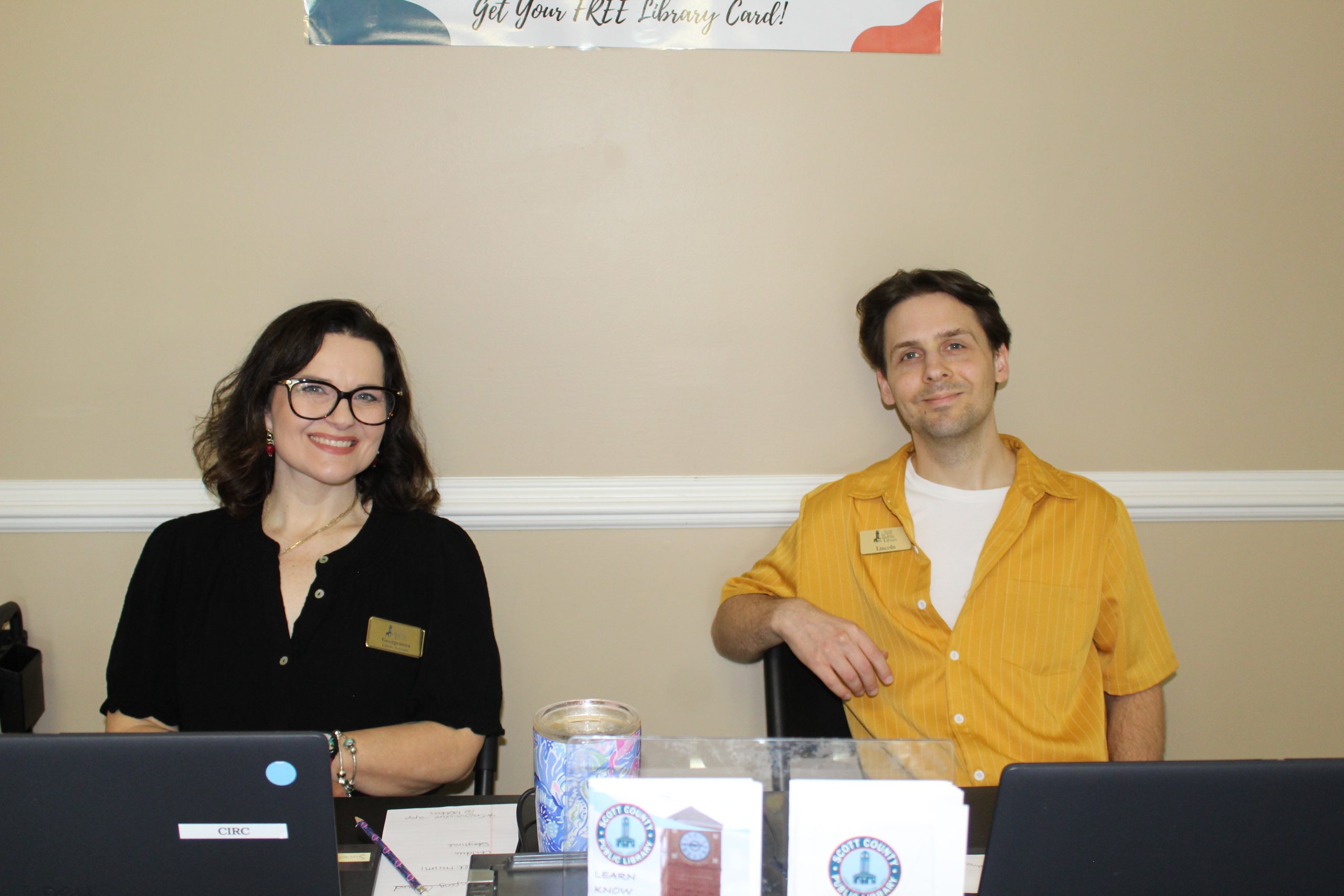 friendly library staff