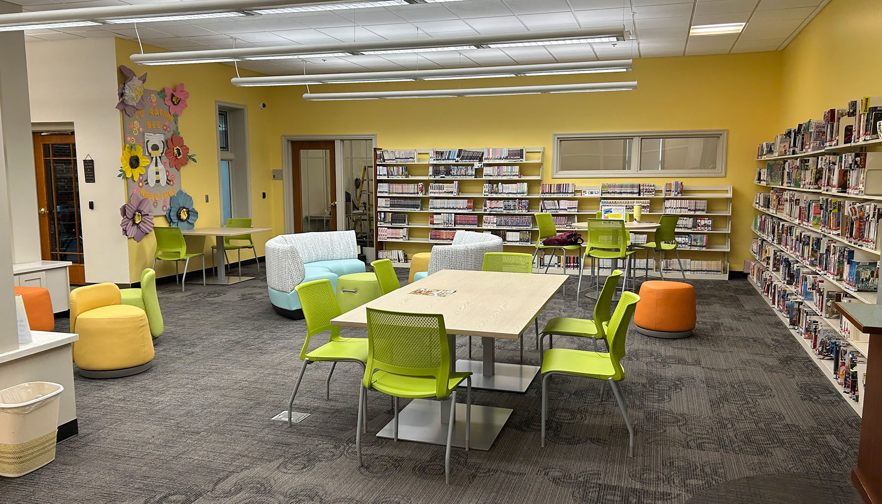Teen space in the library