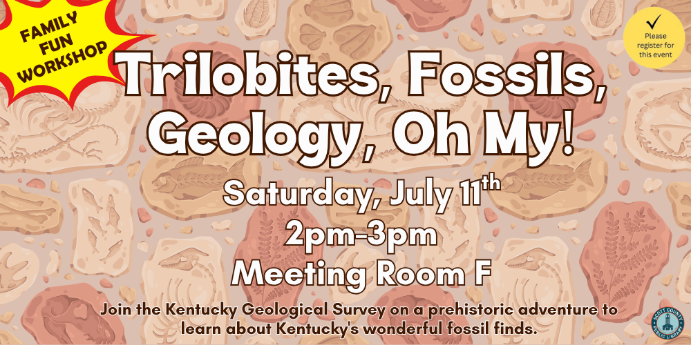 Trilobites, Fossils, Geology, Oh My! Family Fun Workshop