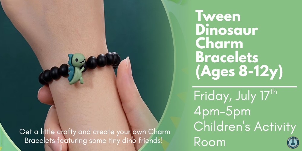 Tween Dinosaur Charm Bracelets (Ages 8-12y)
