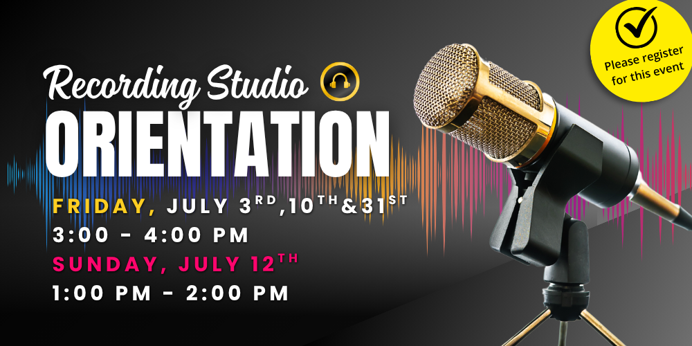 Recording Studio Orientation