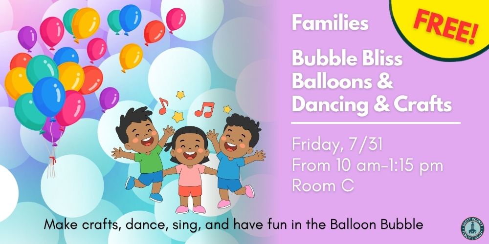 Bubble Bliss Balloons & Dancing & Crafts