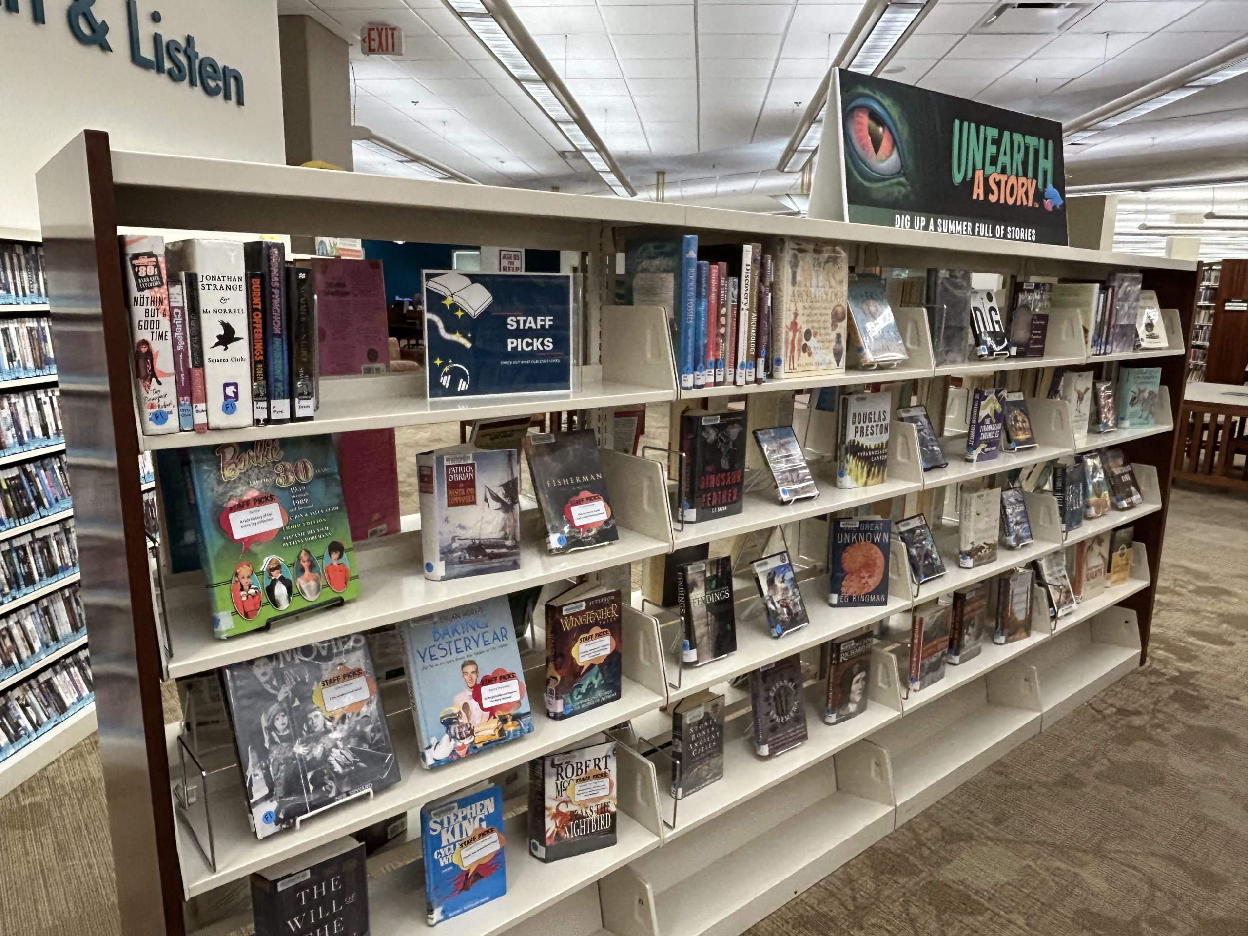 Unearth a story, summer reading books