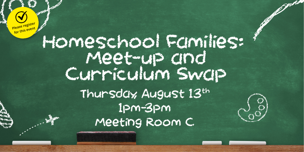 Homeschool Families: Meet-up and Curriculum Swap