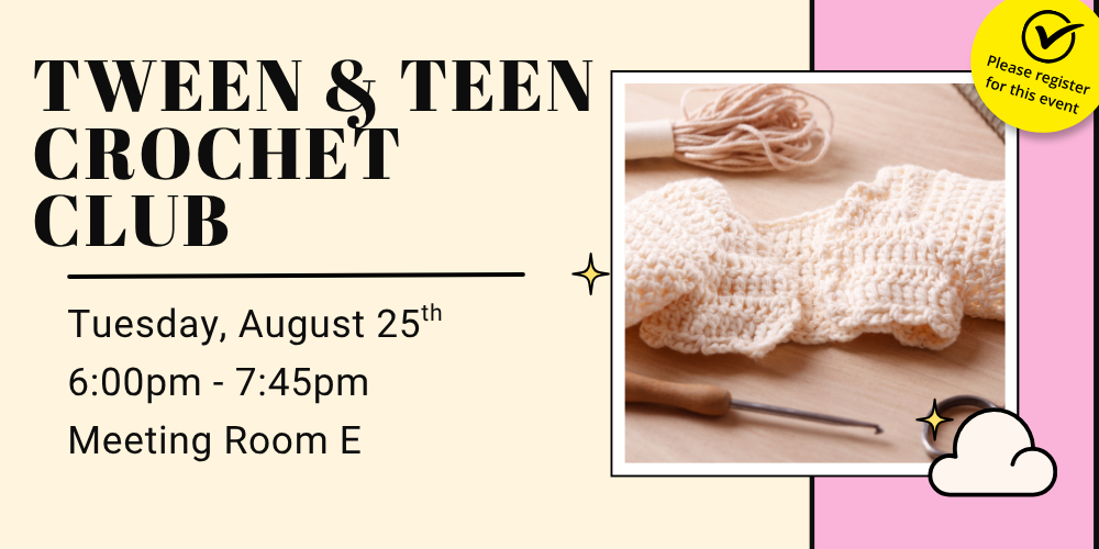 Tween & Teen Crochet Club