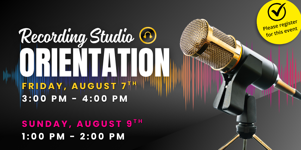 Recording Studio Orientation