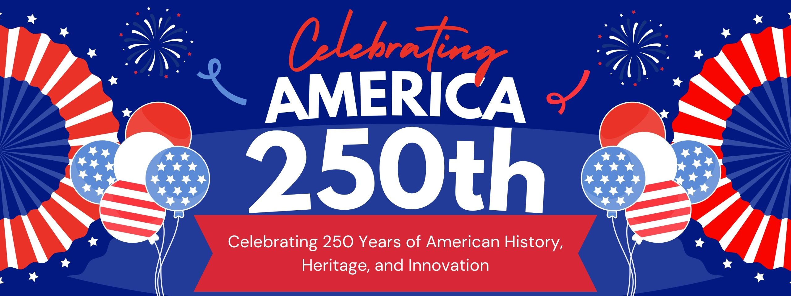 America 250th anniversary Banner