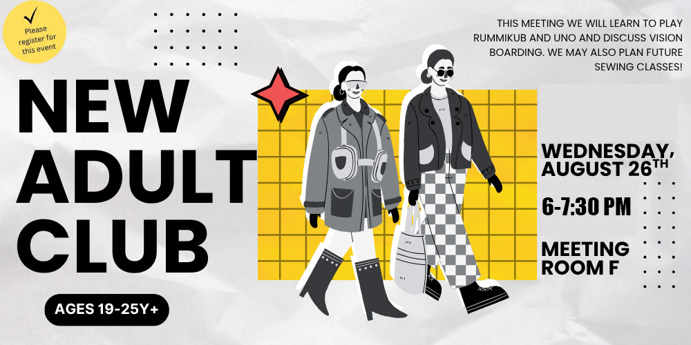 New Adult- 25 & Below club (Ages 19-25y+)
