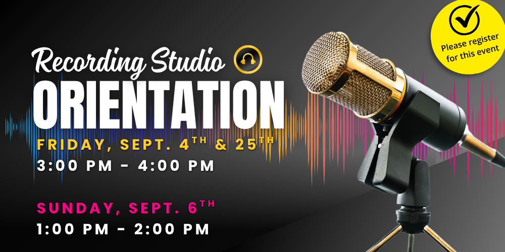 Recording Studio Orientation