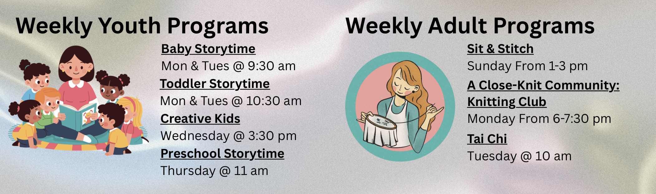 Weekly program