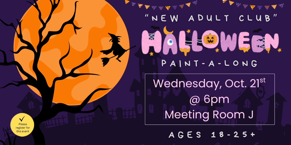 "New Adult" Club Halloween Paint-along