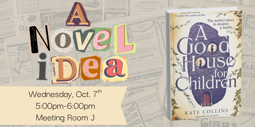 A novel idea book discussion
