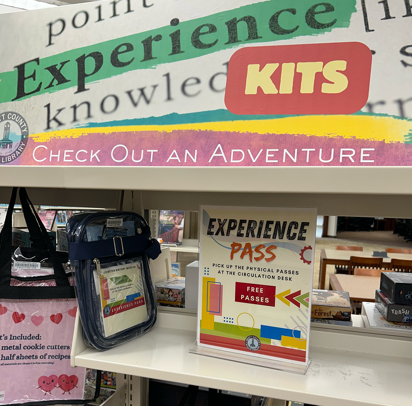 experience pass on the shelf