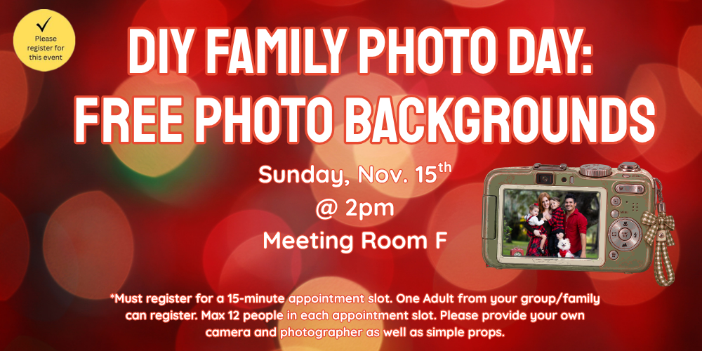DIY Family Photo Day: Free Photo Backgrounds Available