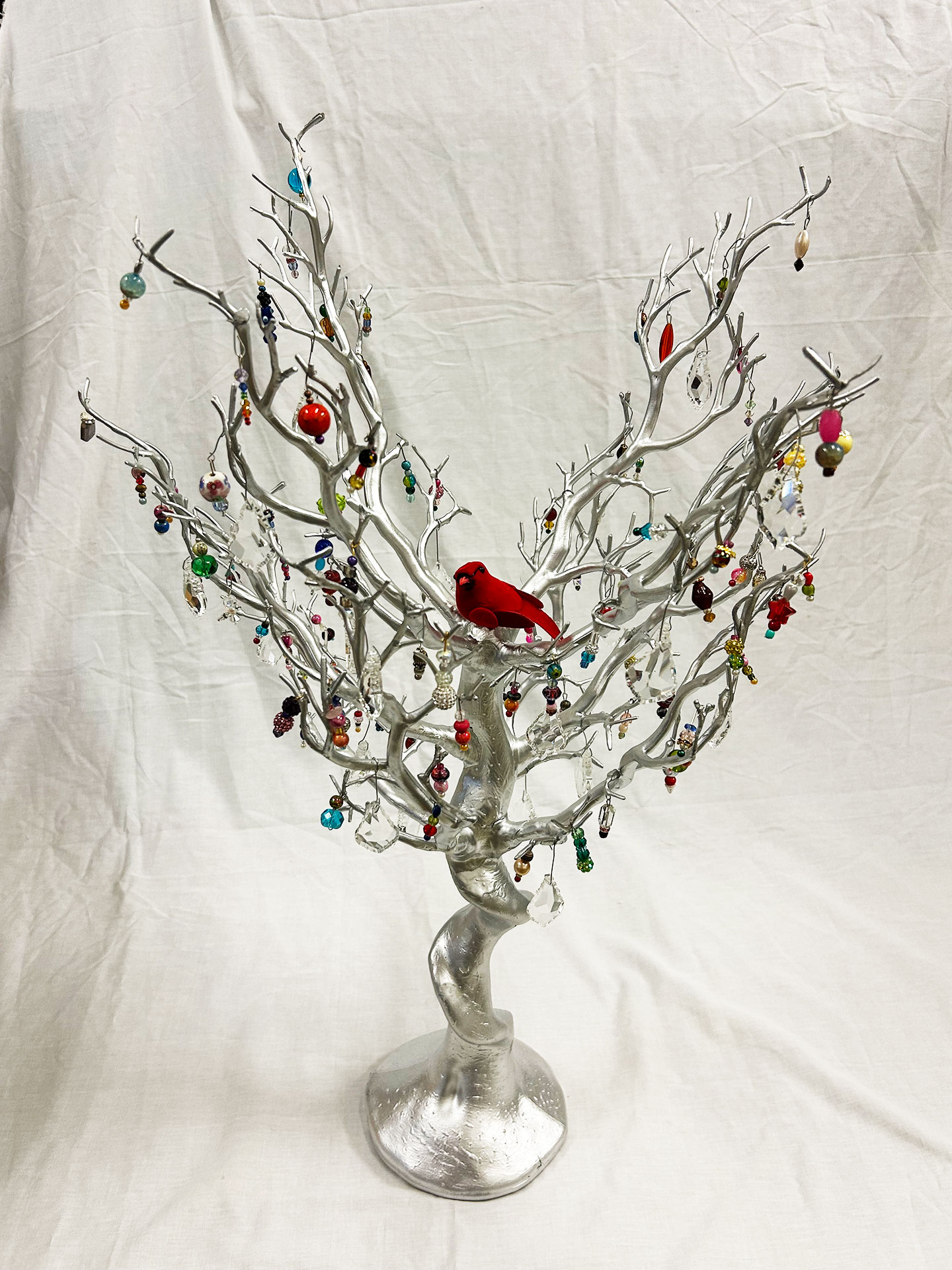 Silver Christmas tree