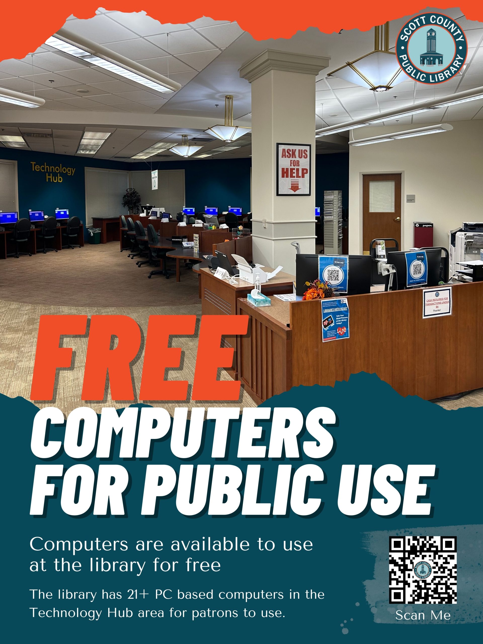 Free Computers for public use